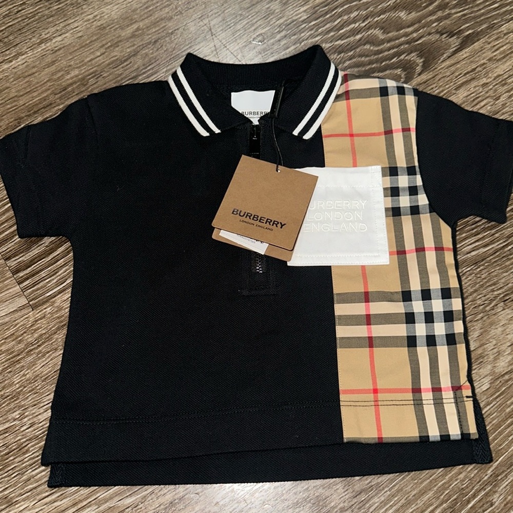 Burberry baby shirt 6m authentic